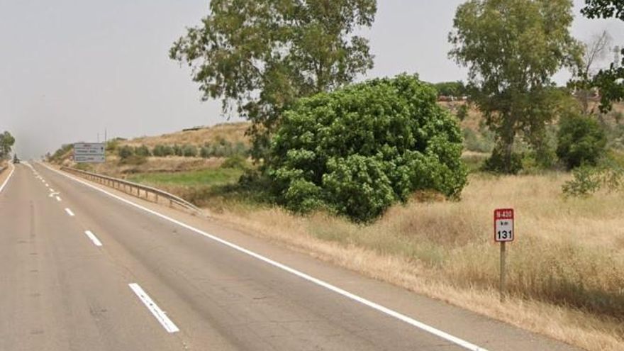 Ocho heridos, seis de ellos con contusiones y ansiedad llevados a hospital, en accidente en la N-430, Badajoz
