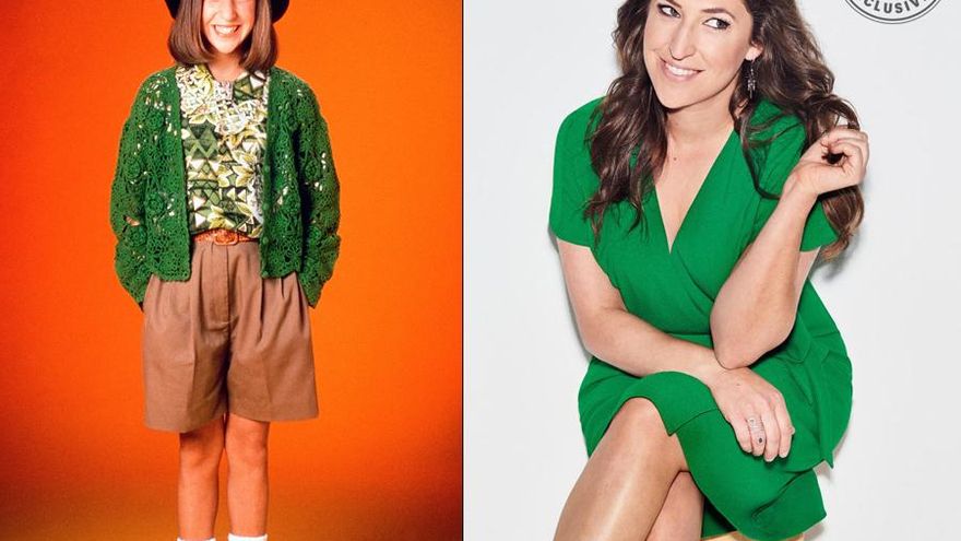 Antes y después de Mayim Bialik (Blossom Russo)