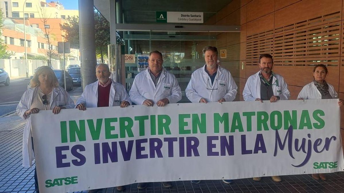 Protesta de Satse para pedir más matronas.