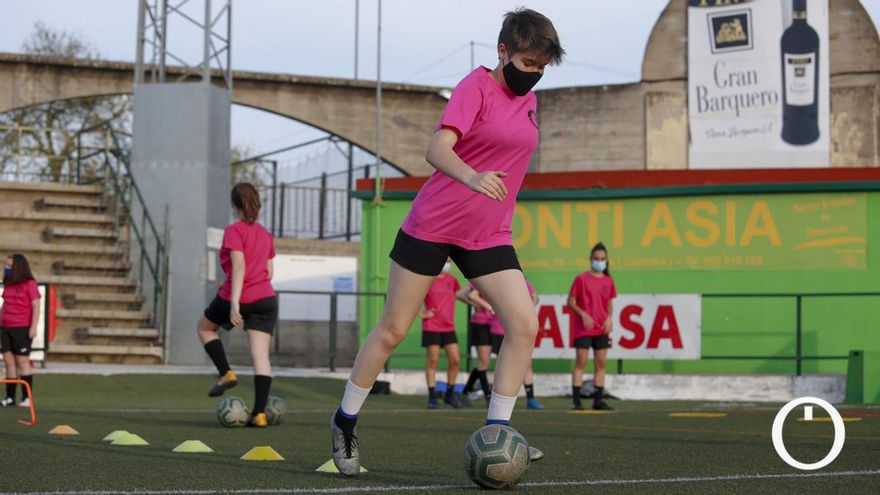 Entrenamiento del equipo Paquillo Moreno de Montilla