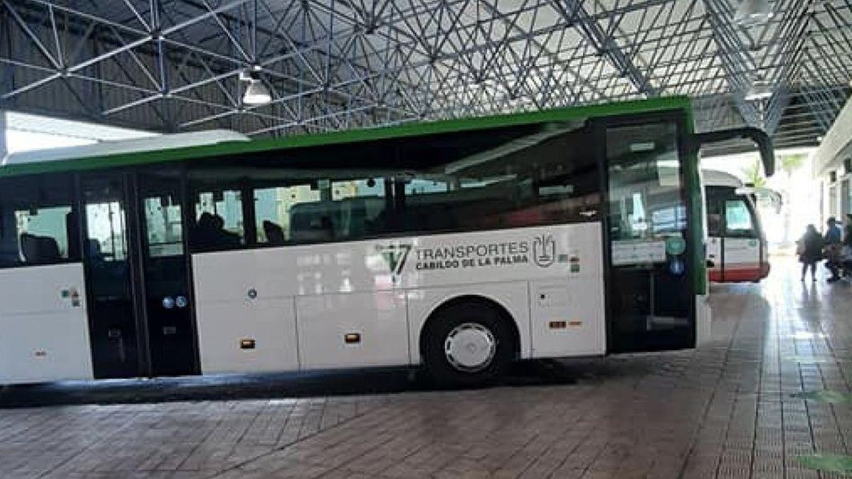 imagen de archivo de la estación de guaguas de Los Llanos de Aridane.
