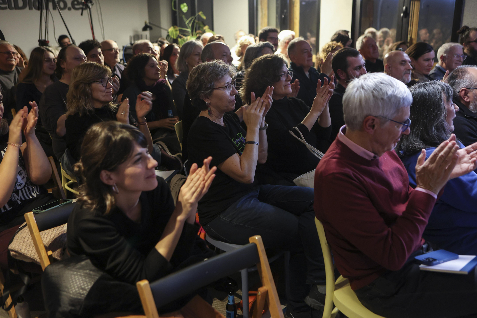 La banda Morgan en la redacción de elDiario.es