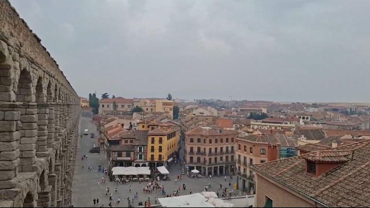 El humo de Jarilla llegó hasta Segovia