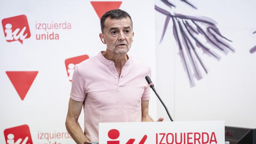 El coordinador federal de IU, Antonio Maíllo, a 6 de julio de 2024, en Madrid (España).