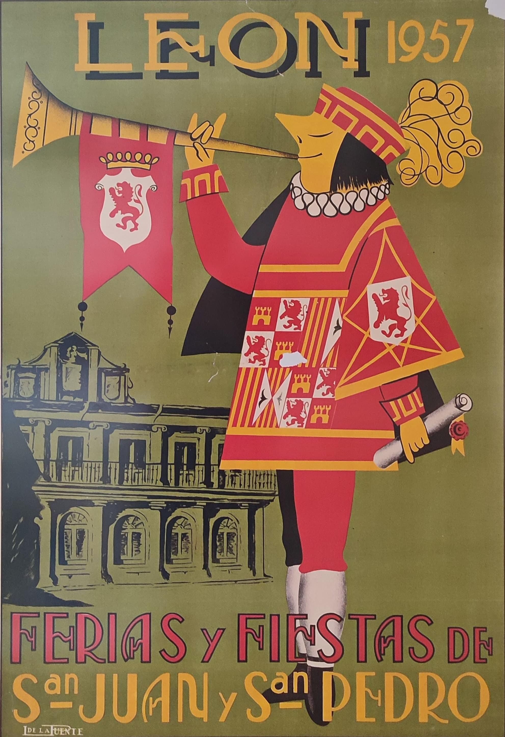 Los carteles de las fiestas de San Juan y San Pedro de León en tiempos sin IA