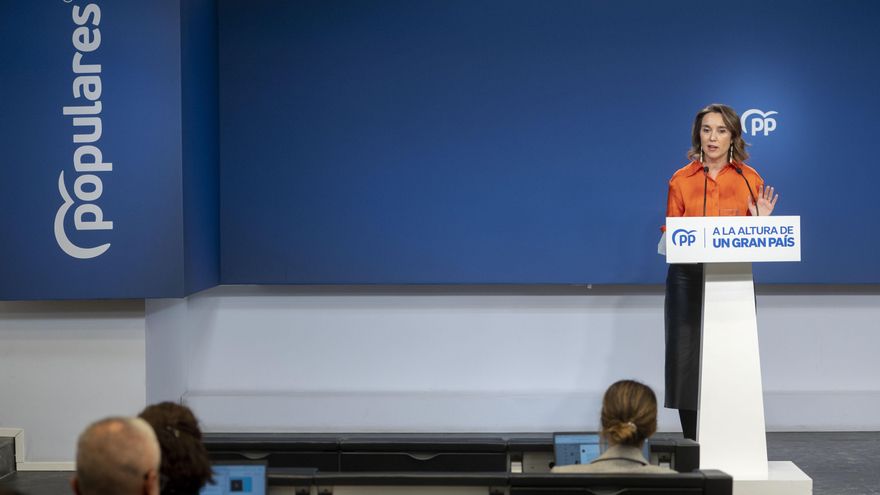 La secretaria general del PP y portavoz del Grupo Popular en el Congreso de los Diputados, Cuca Gamarra.