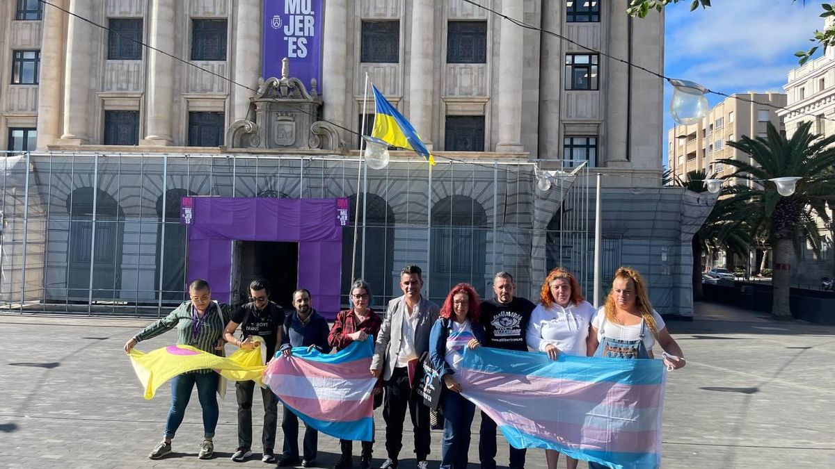 Representantes de las asociaciones LGTBI en Tenerife.
