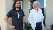 Antón Sánchez con Xosé Manuel Beiras, al que relevará como portavoz de Anova