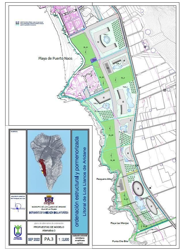 Propuesta de ordenación del litoral de Los Llanos de Aridane.