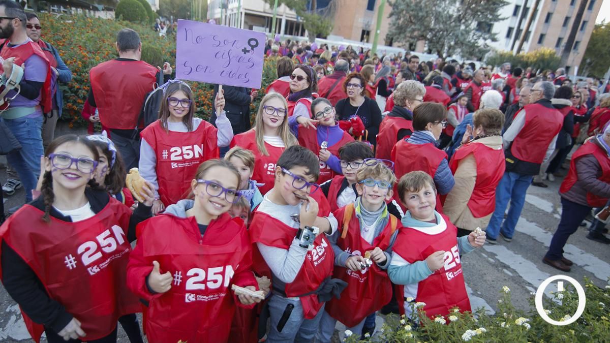 Manifestación contra la violencia machista 25N