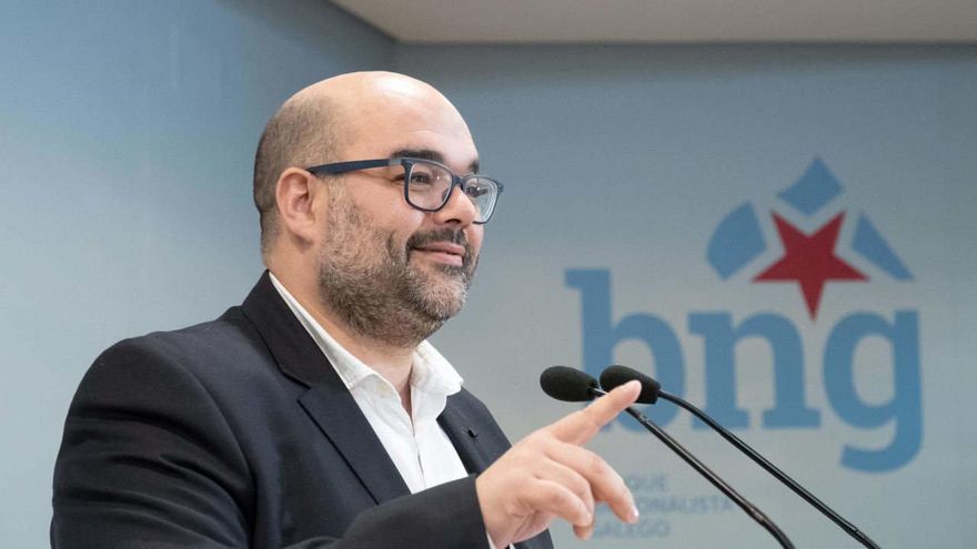 El director de campaña del BNG, Rubén Cela.