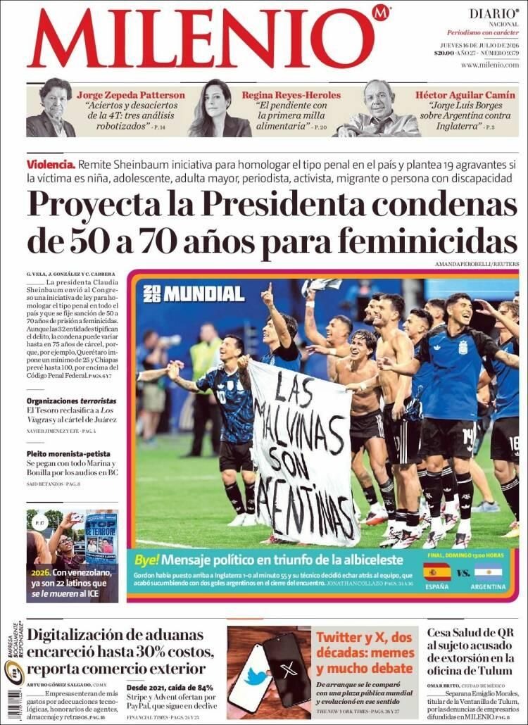 Hermosa mañana, ¿verdad? La Selección Argentina lo hizo otra vez: las tapas de los diarios se rinden ante la Scaloneta finalista