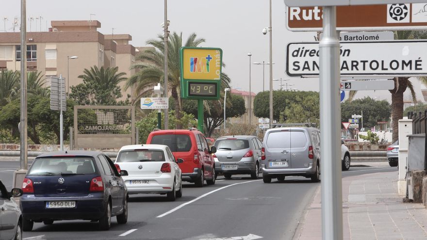 43 grados en Playa del Inglés, en el municipio de San Bartolomé de Tirajana.