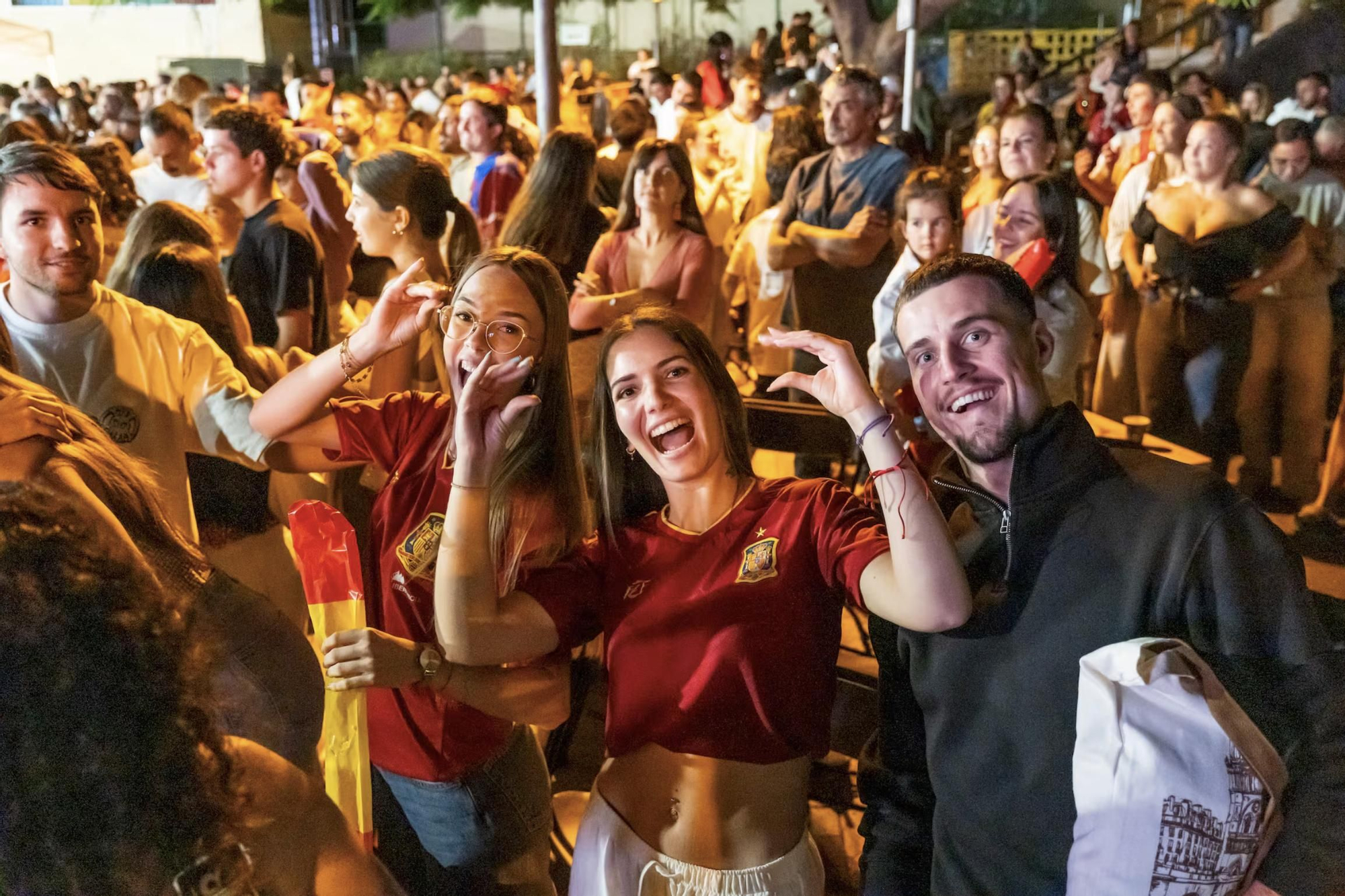 Festejo del Mundial 2026 en Tegueste, Tenerife, Islas Canarias