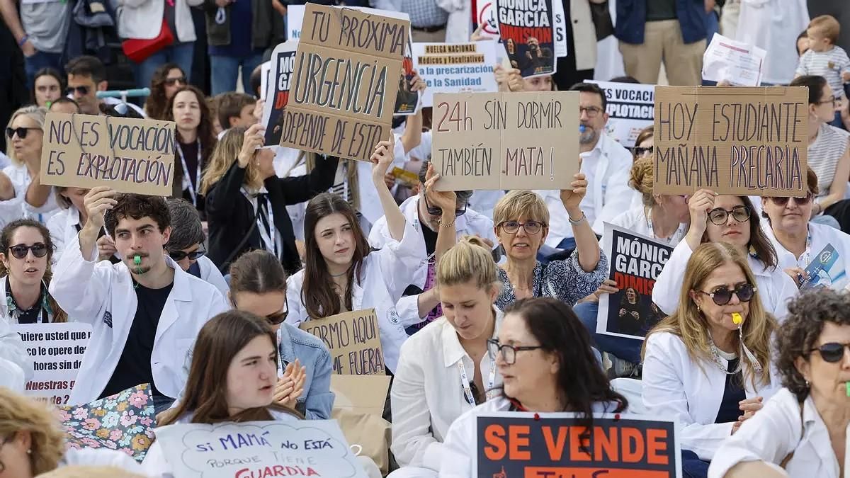 La semana de huelga médica de junio suspendió 40.500 consultas en Castilla y León