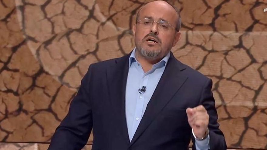 Alejandro Fernández en el debate de TV3