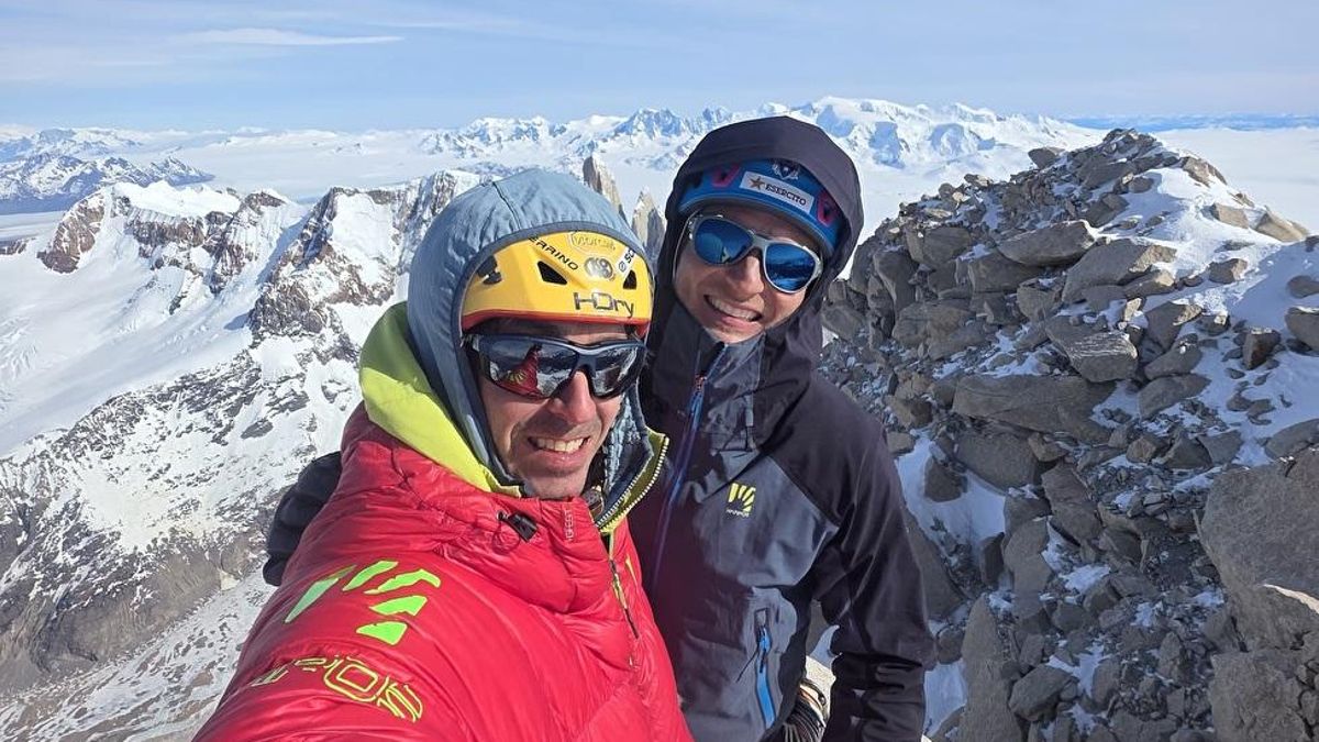 Matteo Della Bordella y Marco Majori en la ruta Casarotto (Fitz Roy)