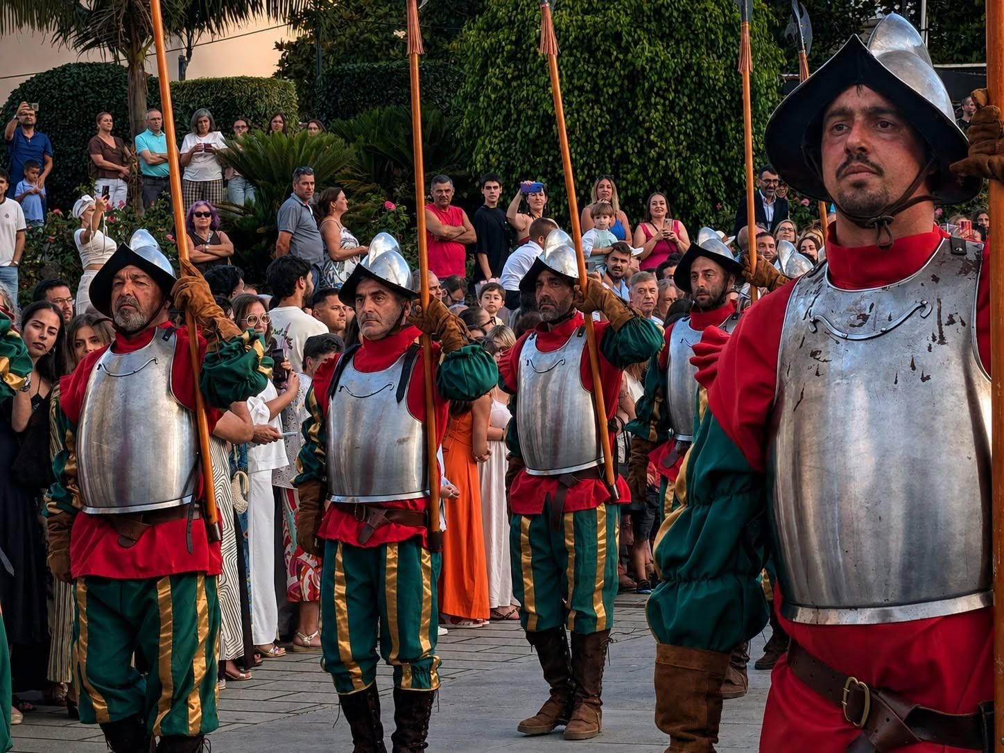 Representación alegórica de la Batalla de Lepanto en Barlovento el pasado domingo, 9 de agosto.