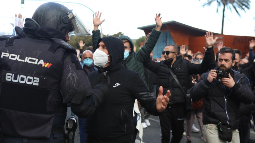 La manifestación de los trabajadores del metal, desde dentro: de la emoción al enfrentamiento