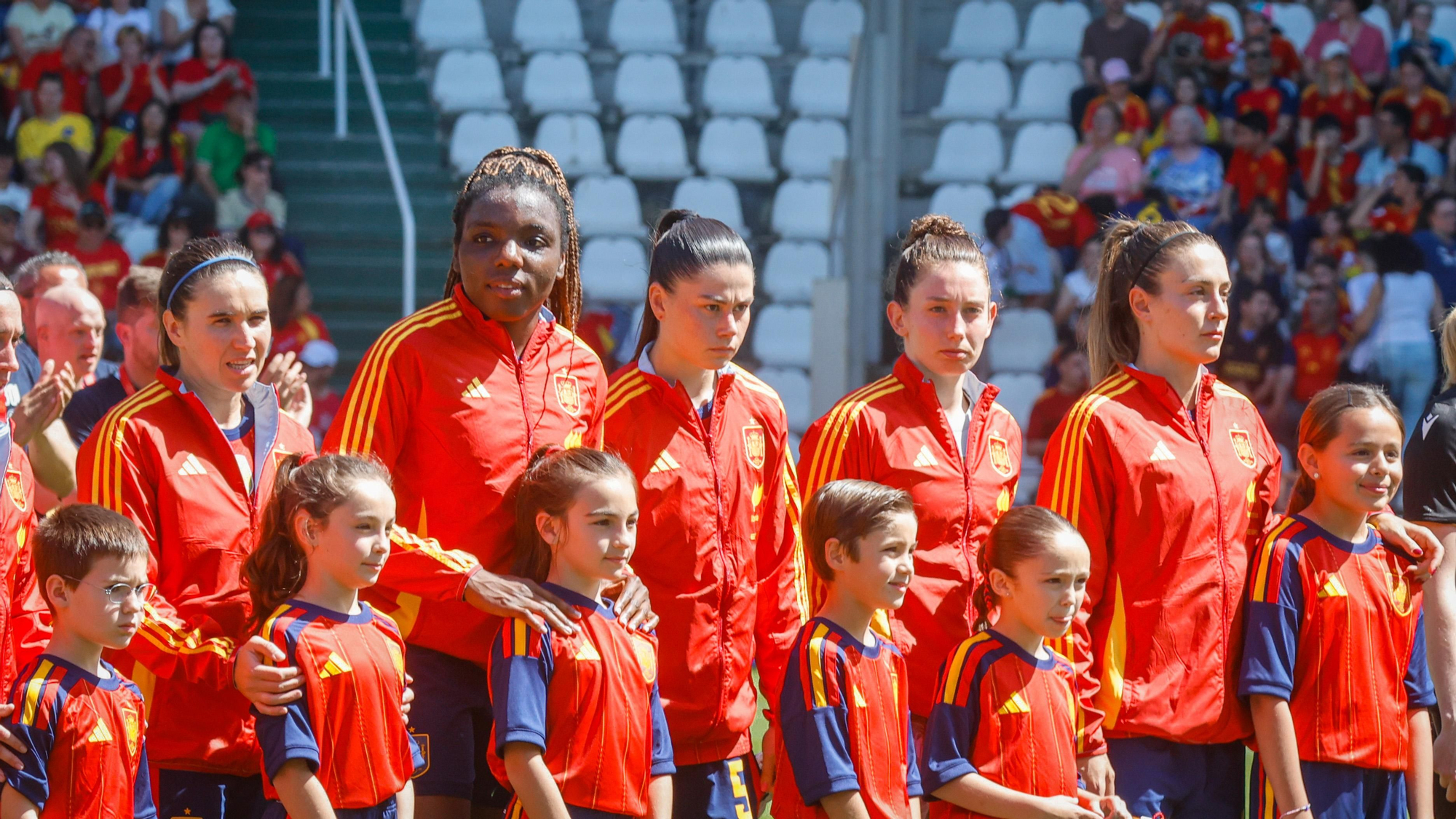 El partido de la selección femenina España - Ucrania