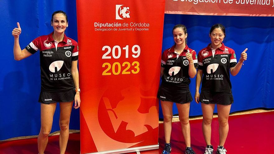 El Museo de la Almendra Francisco Moral tras su victoria frente al Linares.