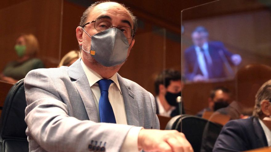 El presidente del gobierno de Aragón, Javier Lambán. EFE/Javier Cebollada/Archivo