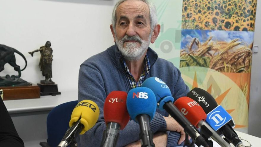 Peio García / ICAL . El secretario general de la organización agraria UGAL-UPA, Matías Llorente