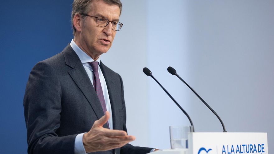 Archivo - El presidente del Partido Popular, Alberto Núñez Feijóo