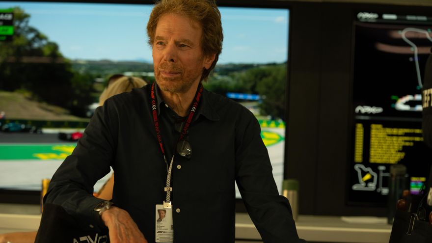 Jerry Bruckheimer en el rodaje de 'F1'