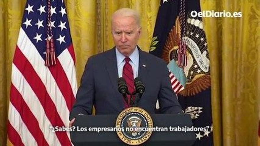El consejo de Biden para empresarios que no encuentran trabajadores: "Pagadles más"