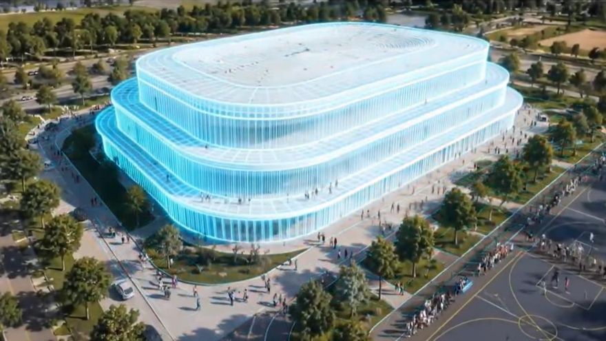 El rival de Florentino Pérez propone llevar los eventos del Real Madrid a Valdebebas: pabellón, conciertos y hotel de lujo