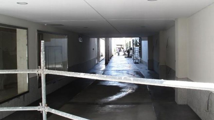 El inminente pasaje visto desde Ordoño II.