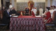El rey preside en Rabat la donación de copias de manuscritos árabes de El Escorial