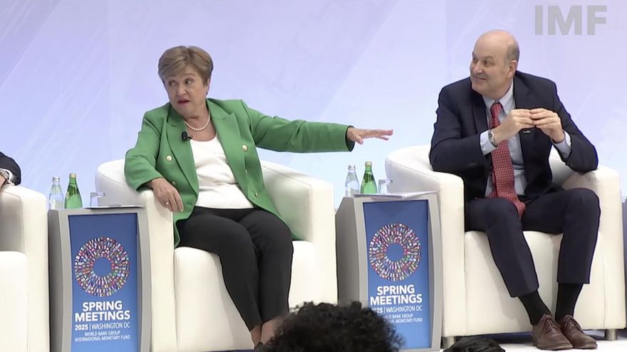 Sturzenegger dijo que "Argentina nunca más va a tener déficit" y Georgieva completó: “Nunca más tendrá otro programa con el FMI”