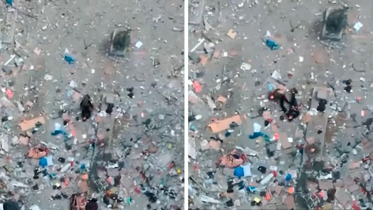 Miembros de la familia dicen reconocer en la imagen a Salem Doghmosh, disparado por francotiradores.