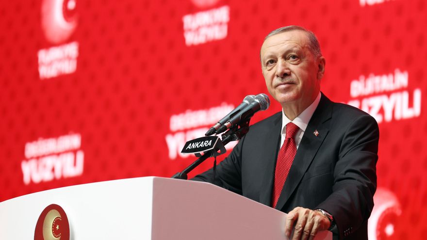 El presidente turco, Recep Tayyip Erdogan. EFE/EPA/OFICINA DE PRENSA DE LA PRESIDENCIA TURCA SOLO USO EDITORIAL