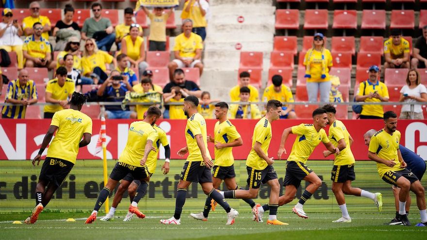 La UD Las Palmas, atascada de cara al gol