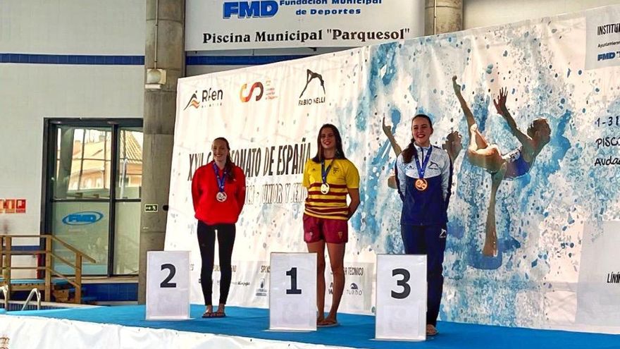 Oro para Elena Melián en el Campeonato de España de natación artística