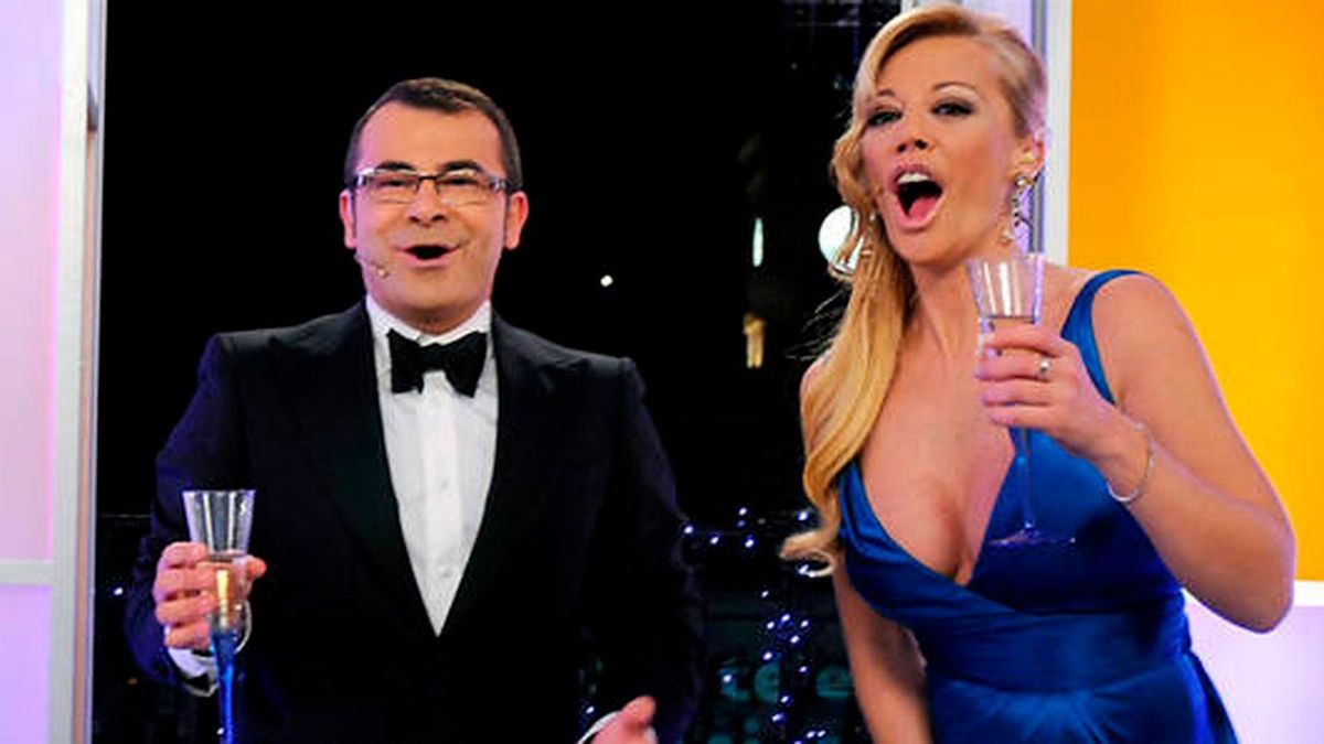 Jorge Javier Vázquez y Belén Esteban en las Campanadas 2009-2010