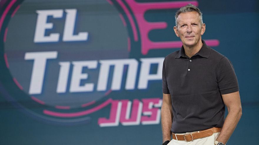 Joaquín Prat, como presentador de 'El tiempo justo'