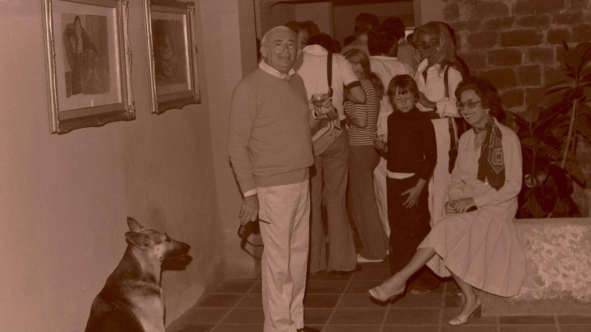 Un evento familiar en una vivienda de Ibiza, en los años 70