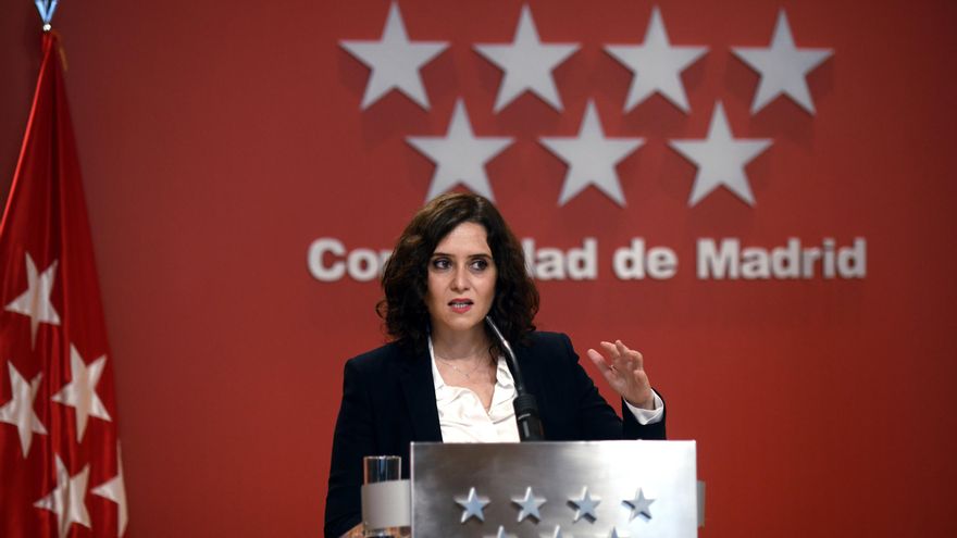 La presidenta de la Comunidad de Madrid, Isabel Díaz Ayuso.