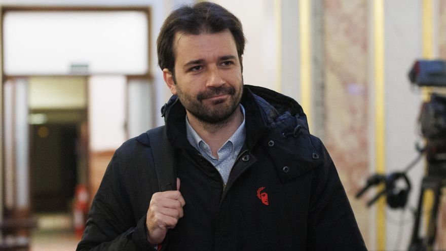 El coordinador autonómico de Podemos Murcia, Javier Sánchez Serna.