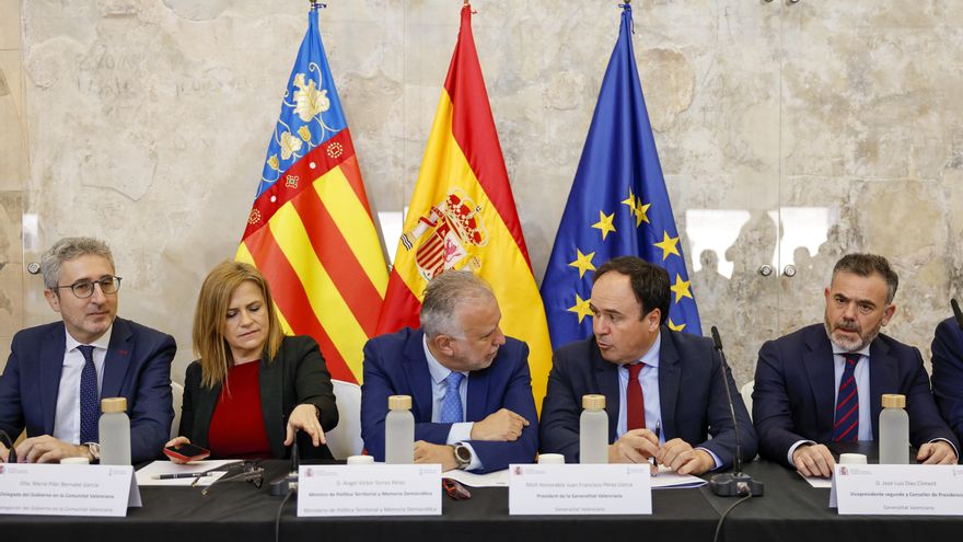 La Comisión Mixta para la reconstrucción tras la dana nace con "consenso y colaboración"