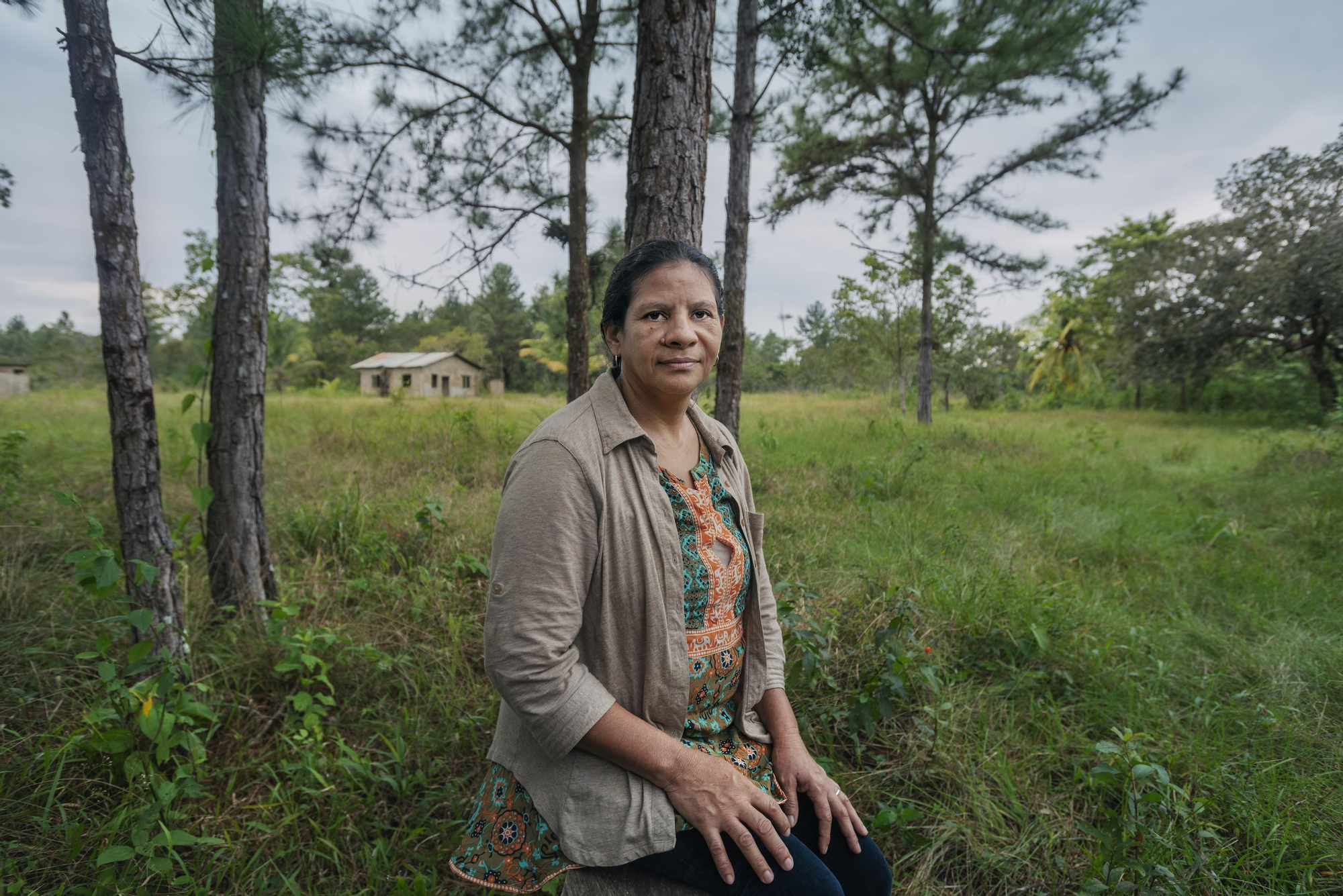 Teresa Reyes, del Comité de Defensa de Tierras de  la Organización Fraternal Negra de Honduras