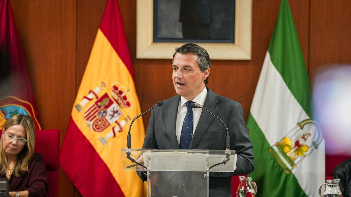 El alcalde de Córdoba, José María Bellido, en el Pleno.