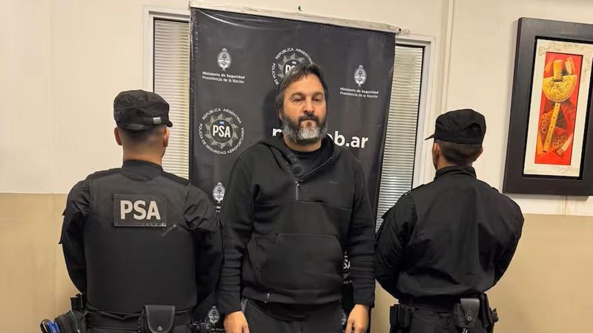 Ariel García Furfaro quedó bajo custodia de la Policía de Seguridad Aeroportuaria