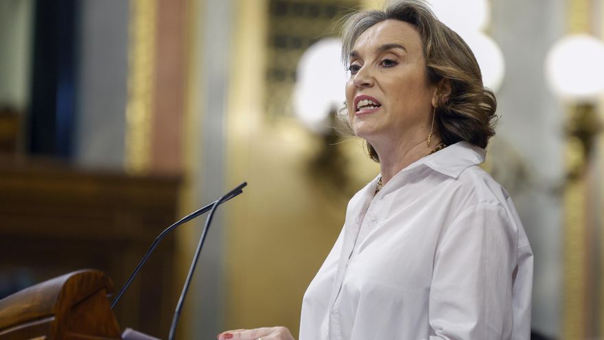 Cuca Gamarra en su discurso sobre la renovación del CGPJ.