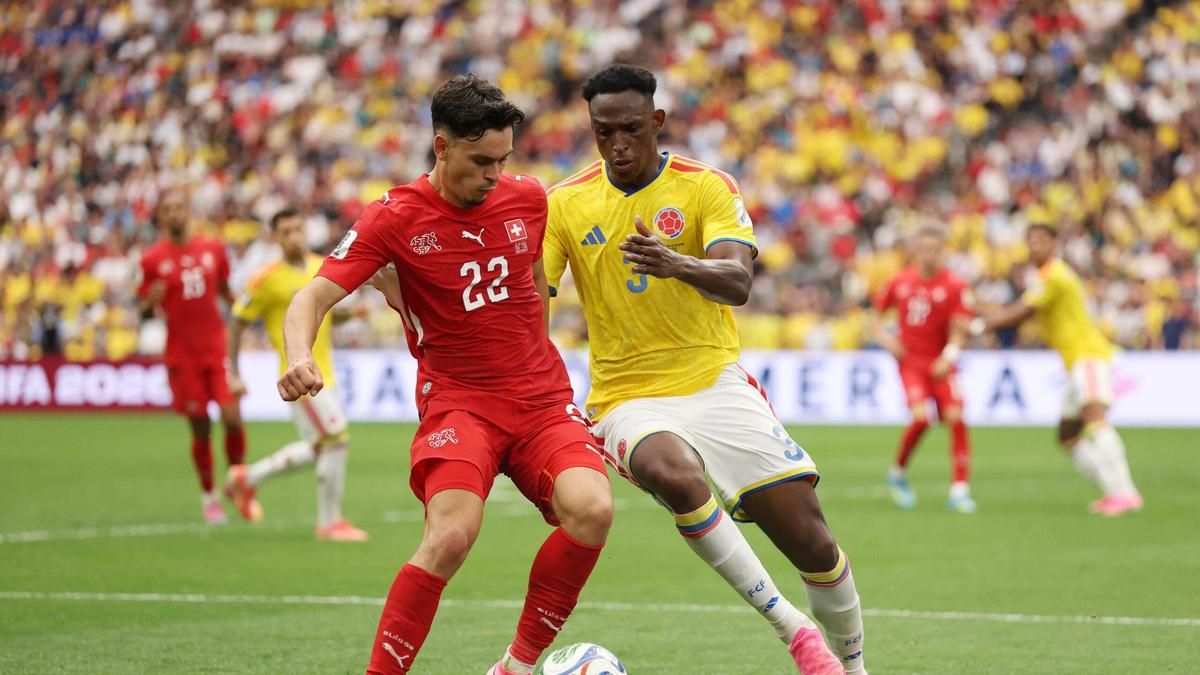 Colombia ante Suiza.