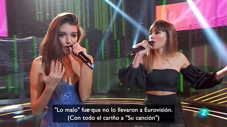Los 'Cachitos' de TVE lamentaron que 'Lo malo' no fuese a Eurovisión, con cariño a "Su canción"